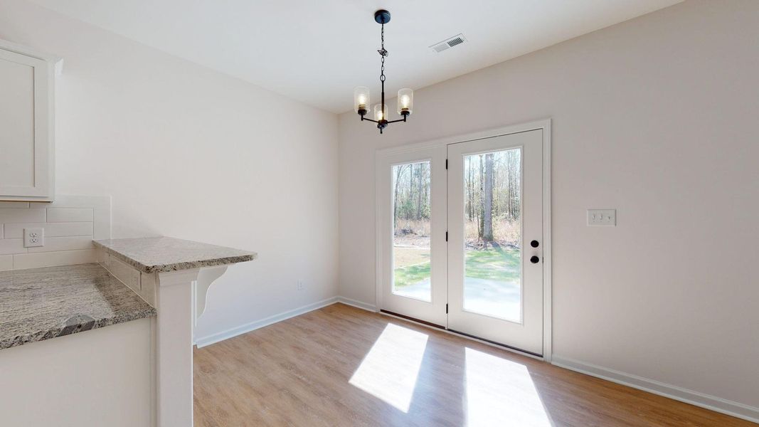 Representative unfurnished interior of a home built from the Catherine A by JC Jackson Homes,LLC in Heritage Pointe, Newport (Image 46).