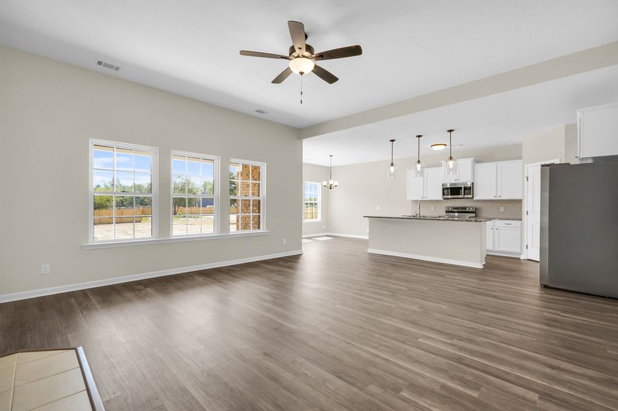Representative unfurnished interior of a home built from the The Jackson by RTS Homes in Tranquil South, Hinesville (Image 17).