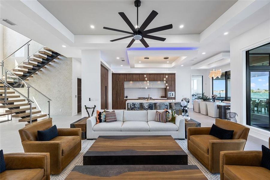 Furnished interior view inside a new home in , St. Petersburg (Image 43).