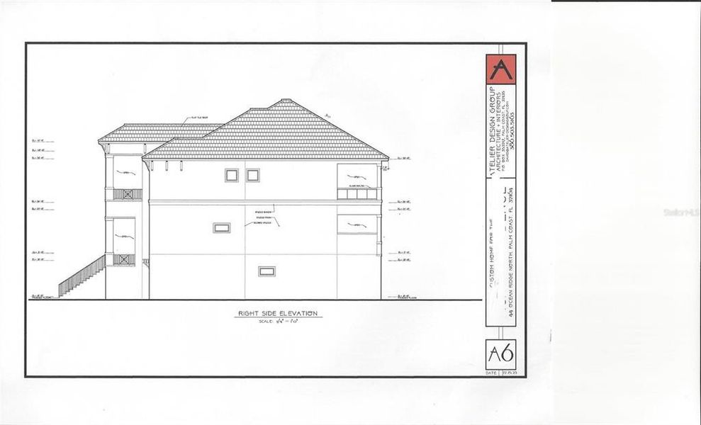 Exterior rendering of this home design in , Palm Coast, FL (Image 9).