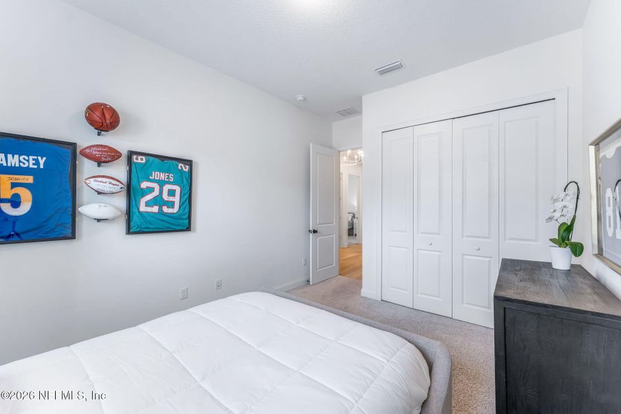 Furnished interior view inside a new home in Palm Crest at Seabrook, Ponte Vedra (Image 29). Furnished interior view inside a new home in Palm Crest at Seabrook, Ponte Vedra (Image 29).