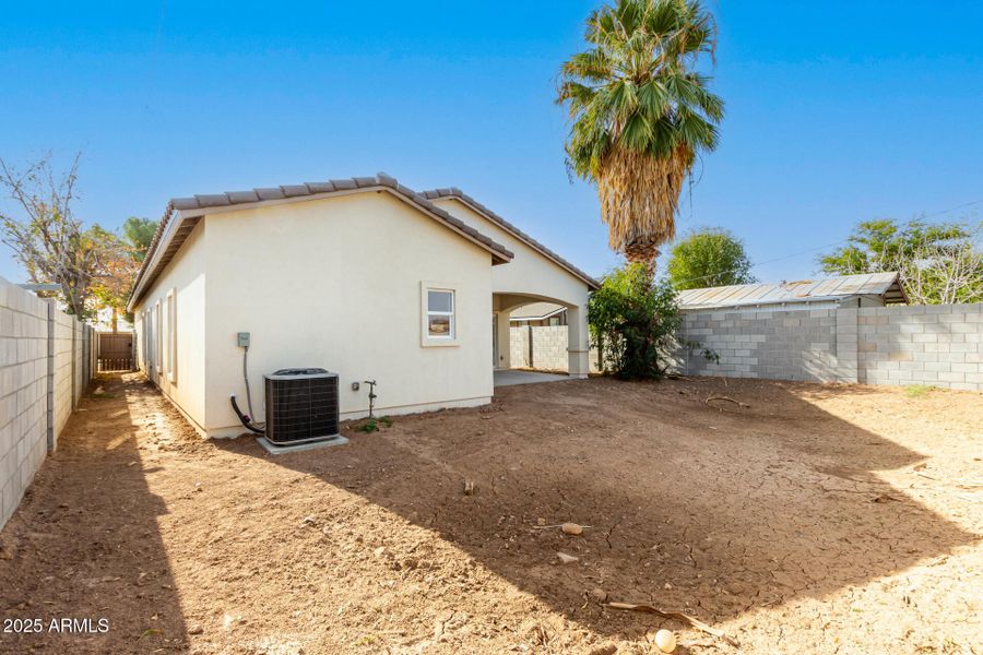 Spacious Backyard