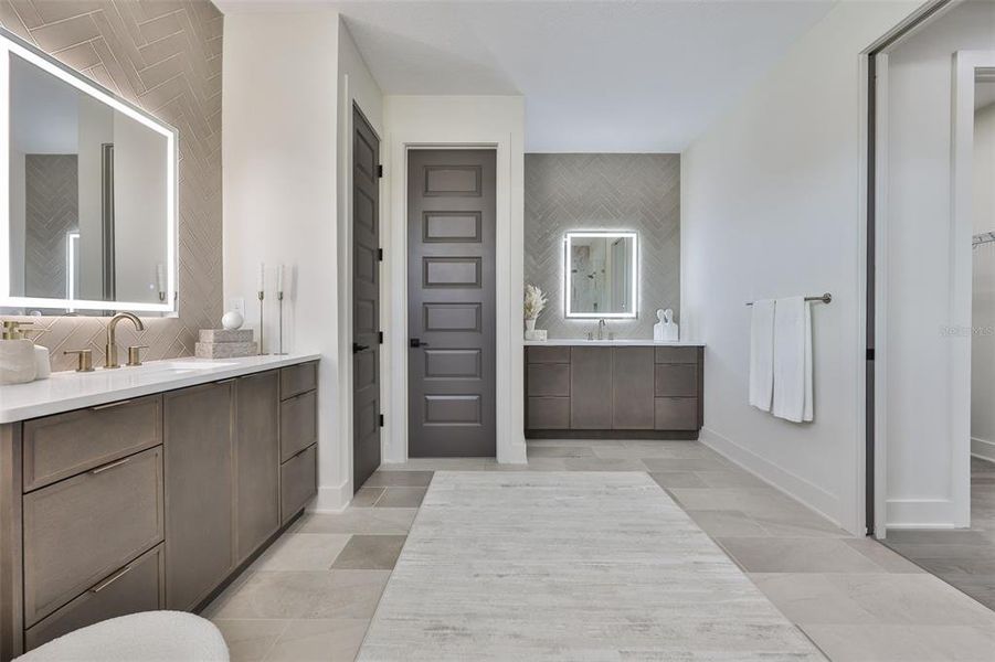 Furnished interior view inside a new home in , Tampa (Image 12).