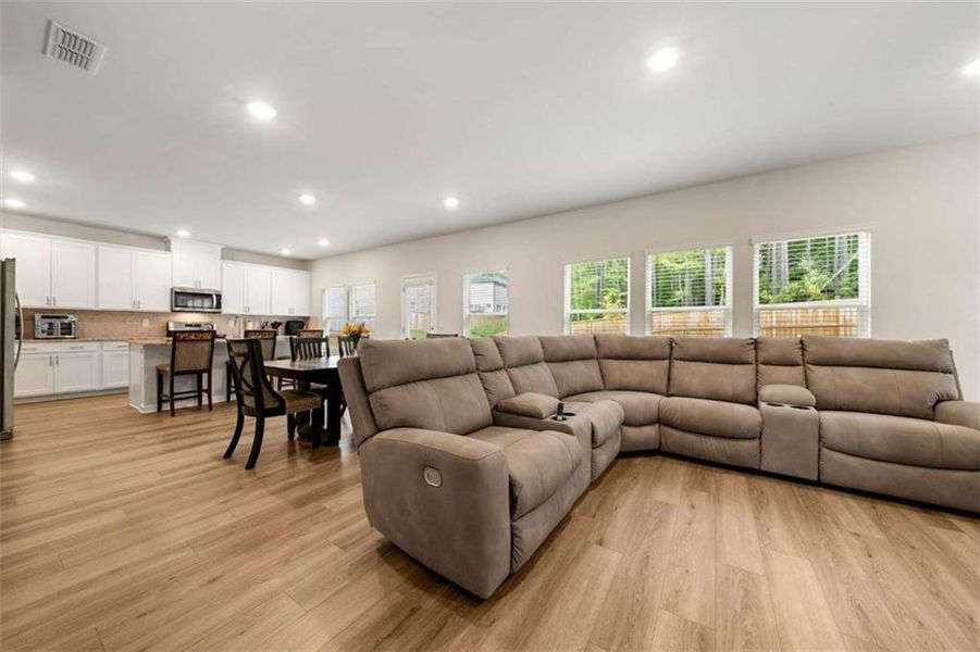 Furnished interior view inside a new home in Creekside at Oxford Park, Fairburn (Image 6).