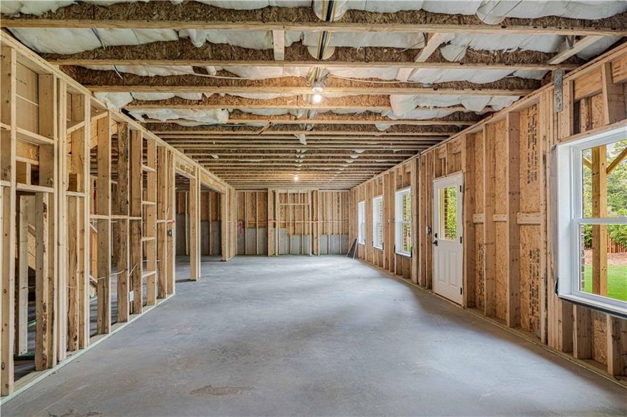 In-progress construction of a new home in Bellwyn, Johns Creek, GA (Image 60).