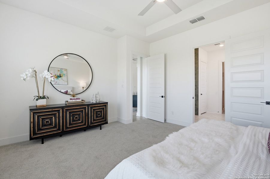 Furnished interior view inside a new home in Sienna Lakes, San Antonio (Image 17). Furnished interior view inside a new home in Sienna Lakes, San Antonio (Image 17).