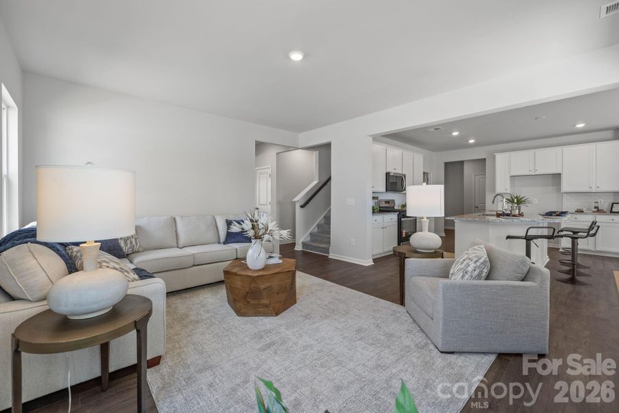 Furnished interior view inside a new home in McFarland Estates, York (Image 9).
