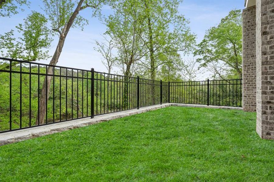 Exterior details and patio area of a home in , Atlanta (Image 28).