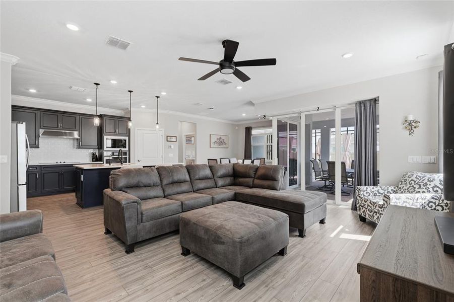 Furnished interior view inside a new home in , Kissimmee (Image 45).