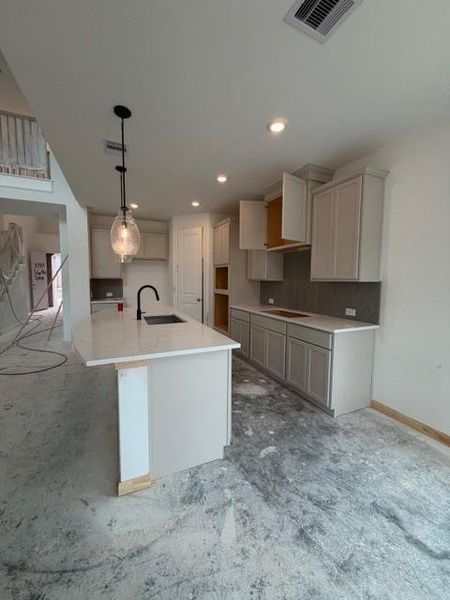 In-progress construction of a new home in Bridgeland, Cypress, TX (Image 8).