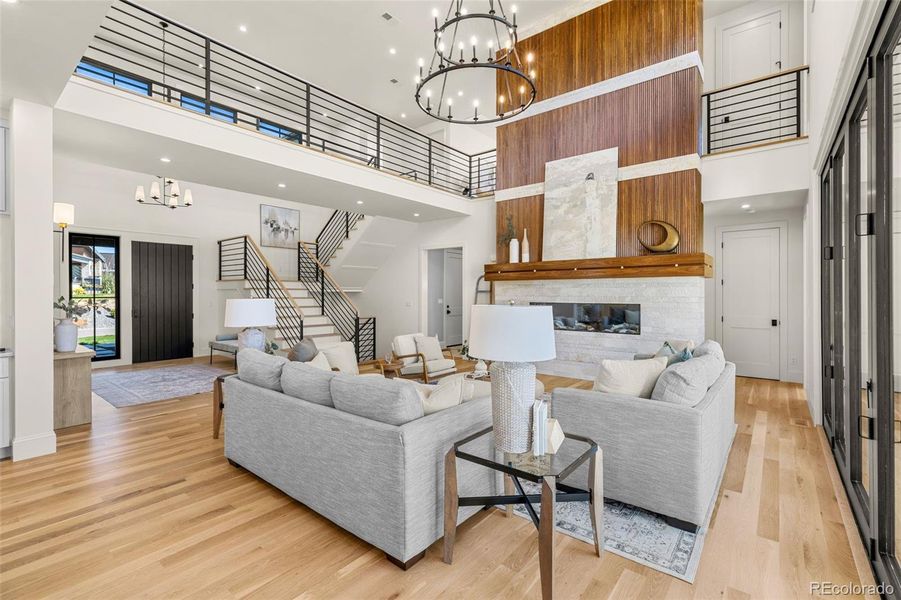 Furnished interior view inside a new home in , Greenwood Village (Image 8). Furnished interior view inside a new home in , Greenwood Village (Image 8).