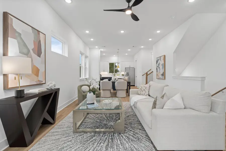 Furnished interior view inside a new home in , Houston (Image 32). Furnished interior view inside a new home in , Houston (Image 32).