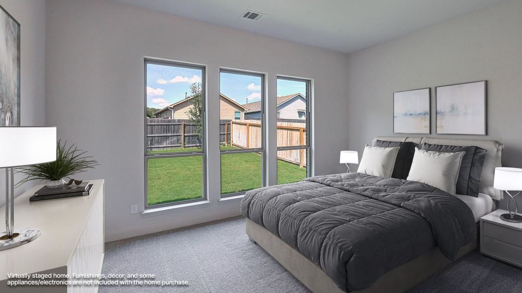 Furnished interior view inside a new home in Kallison Ranch, San Antonio (Image 7).