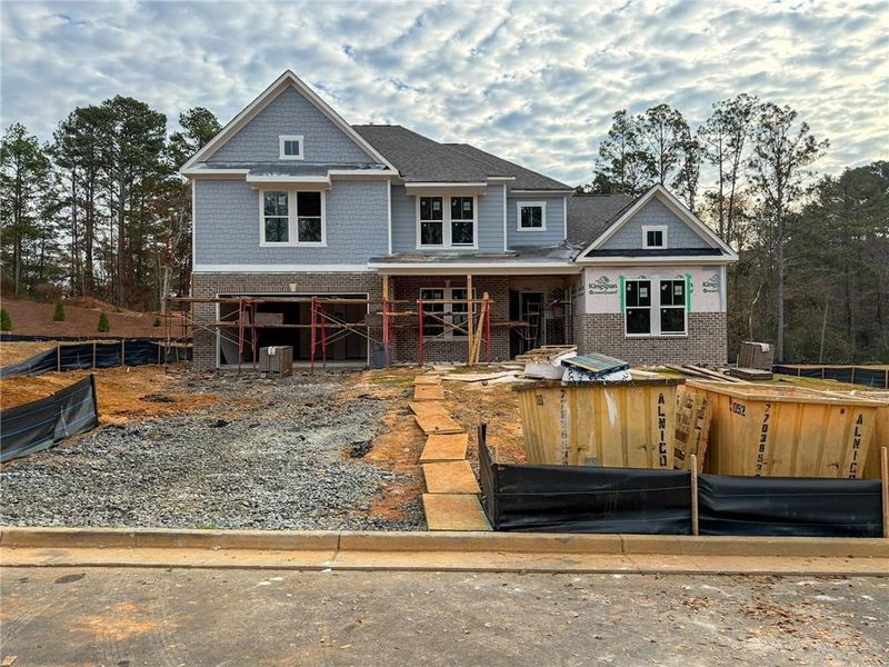 In-progress construction of a new home in Ashbury Commons, Powder Springs, GA (Image 34). In-progress construction of a new home in Ashbury Commons, Powder Springs, GA (Image 34).