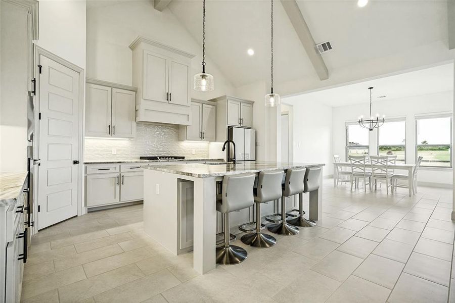 Furnished interior view inside a new home in , Poolville (Image 16).