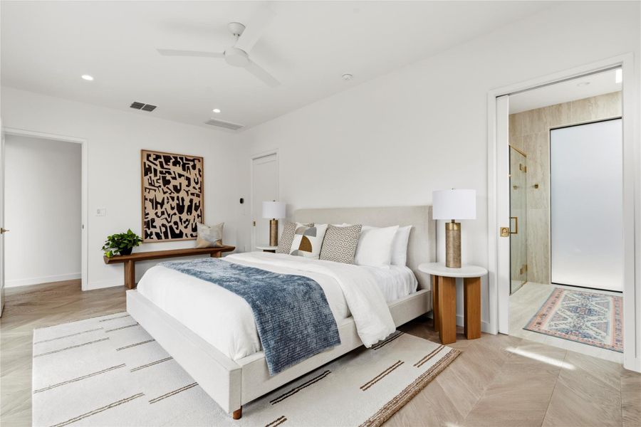 Furnished interior view inside a new home in , Austin (Image 11).