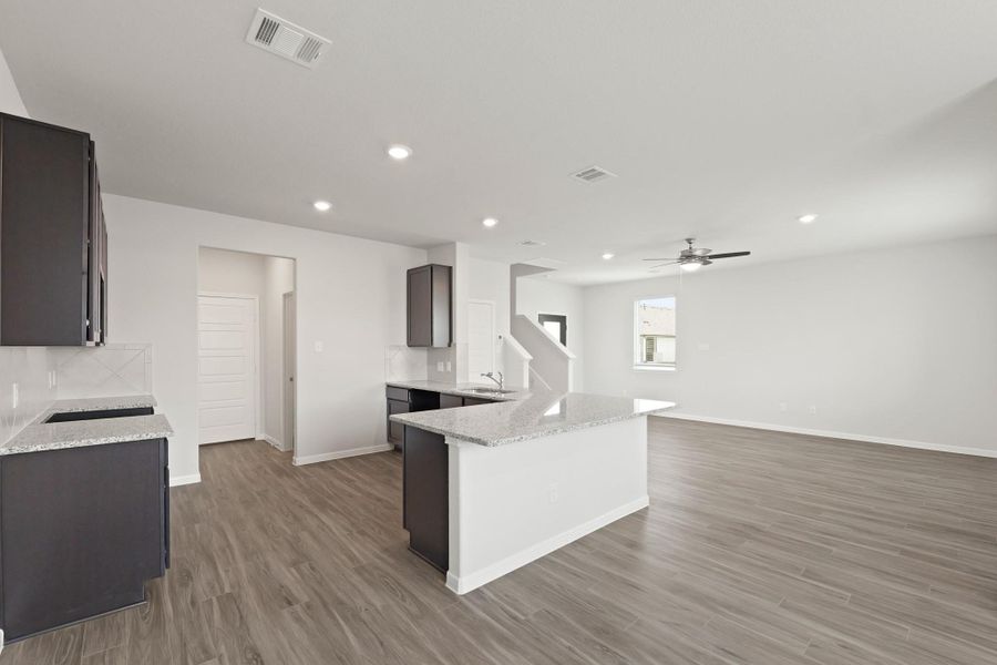 Furnished interior view inside a new home in Bammel Oaks, Houston (Image 11). Furnished interior view inside a new home in Bammel Oaks, Houston (Image 11).
