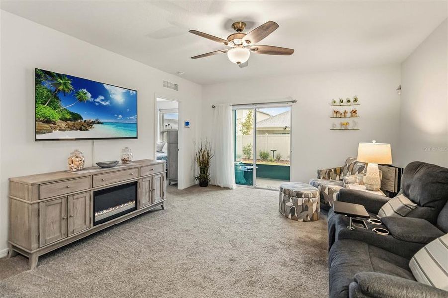 Furnished interior view inside a new home in Harmony West, St. Cloud (Image 6).