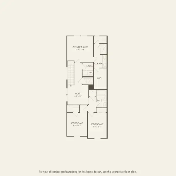 2D floor plan layout for the Marisol by Pulte Homes in Somerset Lakes, Orlando, FL (Image 4).