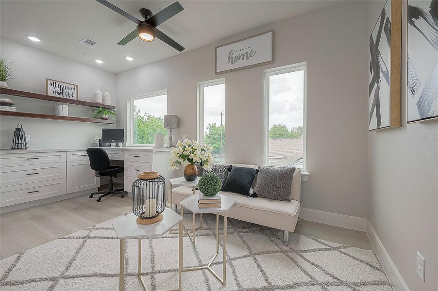 Furnished interior view inside a new home in , Houston (Image 6). Furnished interior view inside a new home in , Houston (Image 6).