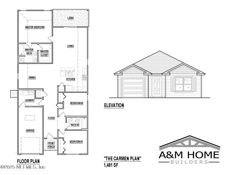 2D floor plan layout of this home in , Satsuma, FL (Image 3).