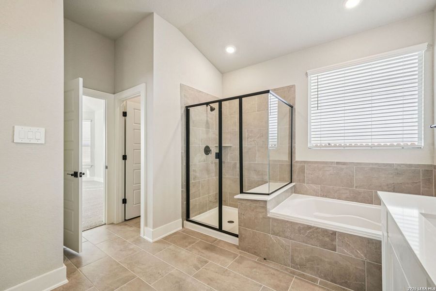 Furnished interior view inside a new home in Estancia Ranch - Classic Series, San Antonio (Image 13).