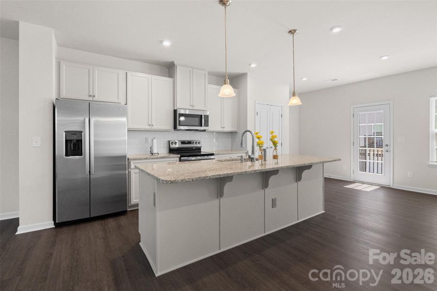 Furnished interior view inside a new home in , Matthews (Image 7).