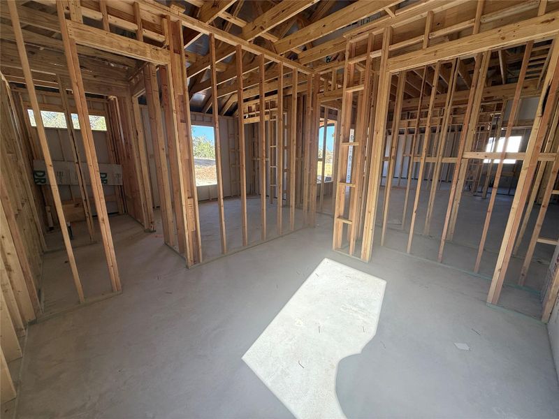 In-progress construction of a new home in Provence, Austin, TX (Image 14).