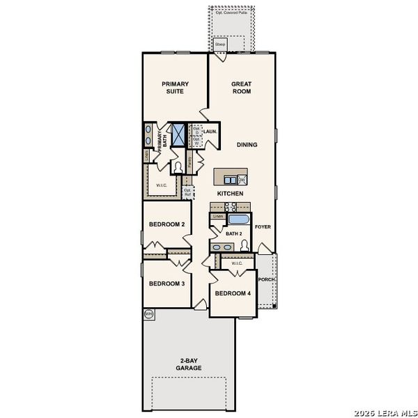2D floor plan layout of this home in Applewhite Meadows, San Antonio, TX (Image 2). 2D floor plan layout of this home in Applewhite Meadows, San Antonio, TX (Image 2).