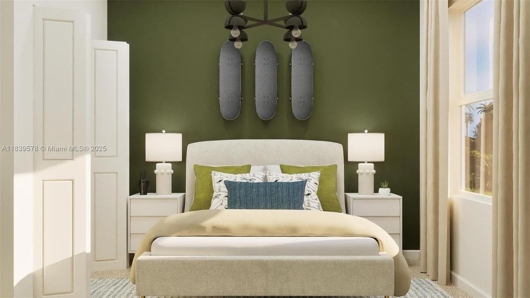 Furnished interior view inside a new home in Coral Landings, Homestead (Image 7). Furnished interior view inside a new home in Coral Landings, Homestead (Image 7).