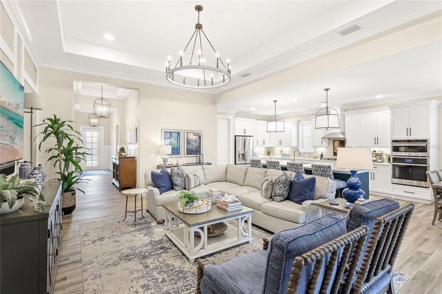 Furnished interior view inside a new home in , Sarasota (Image 5). Furnished interior view inside a new home in , Sarasota (Image 5).