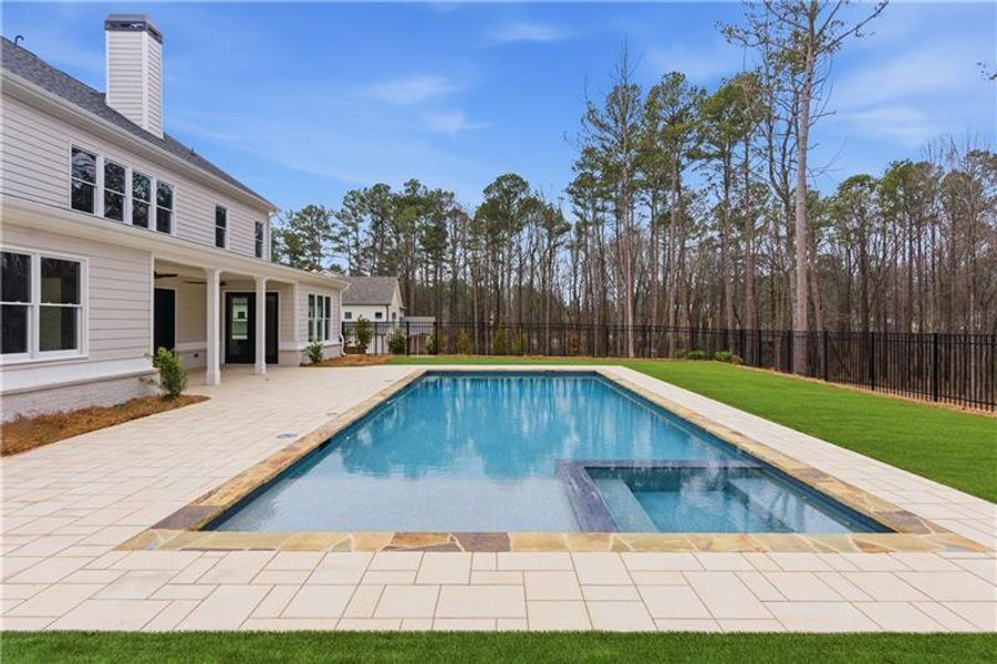 Exterior details and patio area of a home in , Marietta (Image 3).