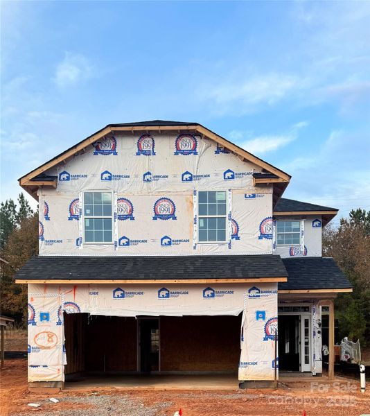 In-progress construction of a new home in , Gastonia, NC (Image 28).