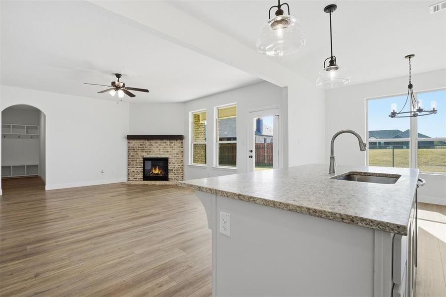 Furnished interior view inside a new home in Wildcat Ridge, Godley (Image 6). Furnished interior view inside a new home in Wildcat Ridge, Godley (Image 6).