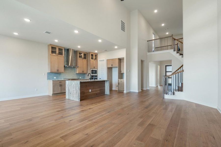 Spacious, unfurnished interior of a new home in Park Collection at Heritage, Dripping Springs (Image 32). Spacious, unfurnished interior of a new home in Park Collection at Heritage, Dripping Springs (Image 32).