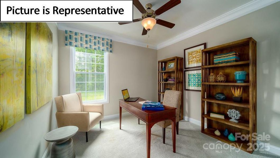 Furnished interior view inside a new home in Sylvan Creek, Denver (Image 36).
