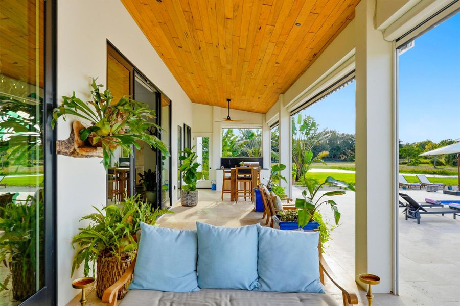Furnished interior view inside a new home in , Okeechobee (Image 10).