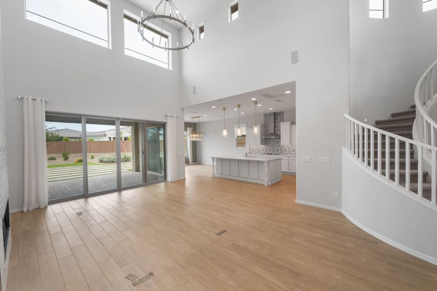 Spacious, unfurnished interior of a new home in Harvest - Enchantment Series, Queen Creek (Image 47).