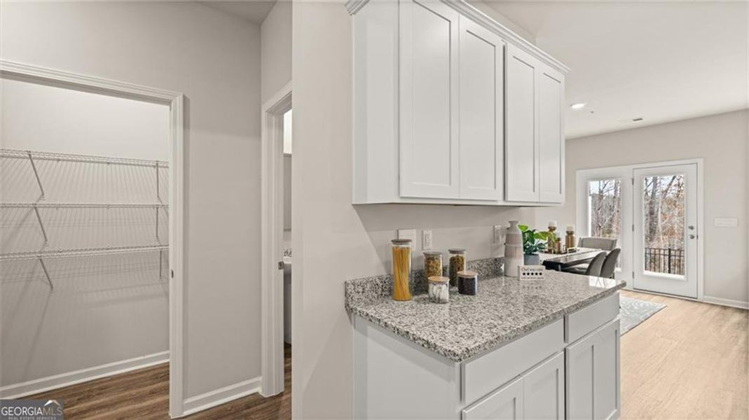 Furnished interior view inside a new home in Echo Glen, Stockbridge (Image 40).