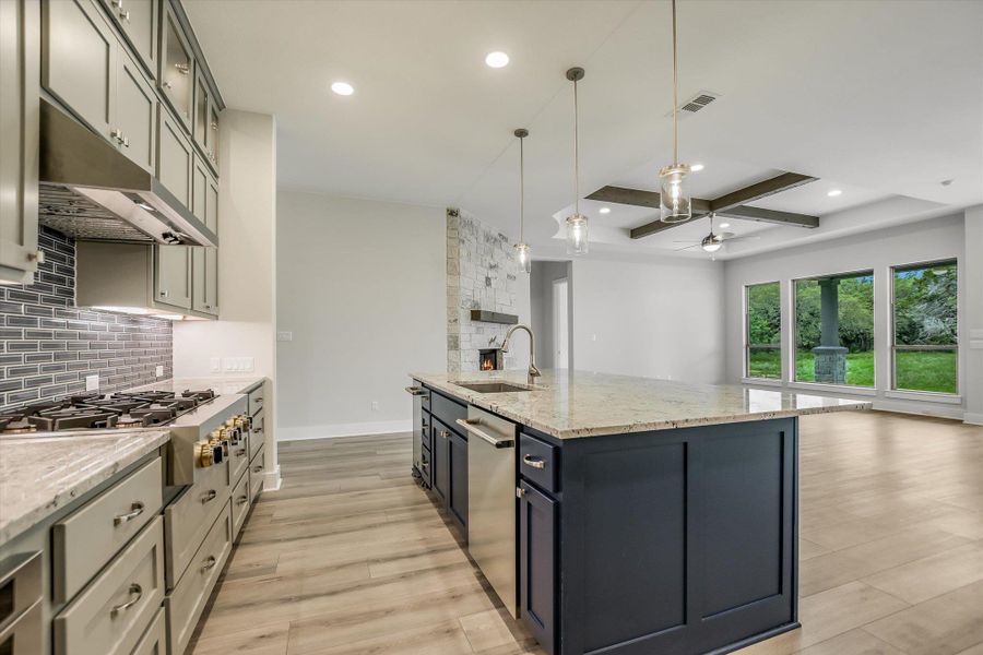Furnished interior view inside a new home in Leander Estates, Leander (Image 8).