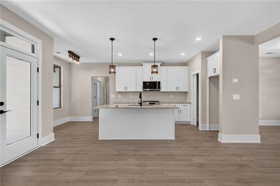 Furnished interior view inside a new home in , Dawsonville (Image 9).
