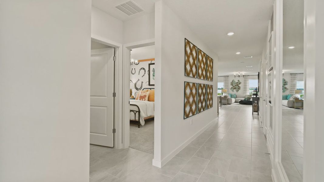 Furnished interior view inside a new home in Hamilton Bluff, Lake Hamilton (Image 5).