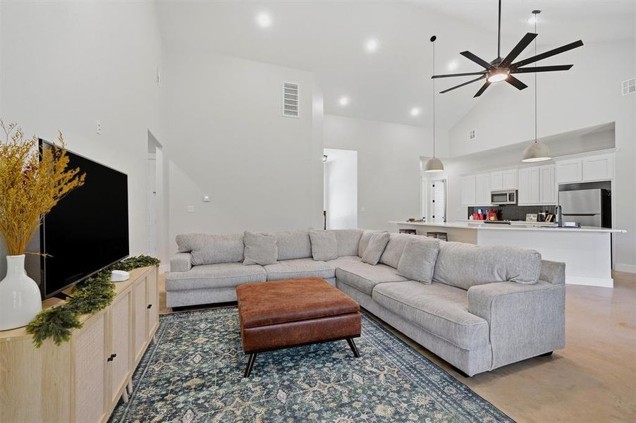 Furnished interior view inside a new home in , Denison (Image 9). Furnished interior view inside a new home in , Denison (Image 9).