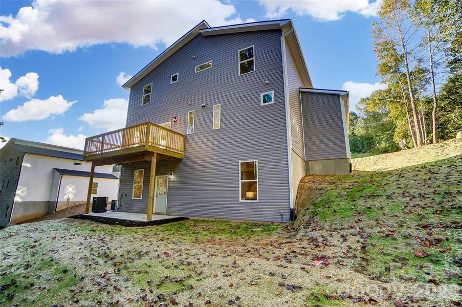 Exterior details and patio area of a home in , Mooresville (Image 3).