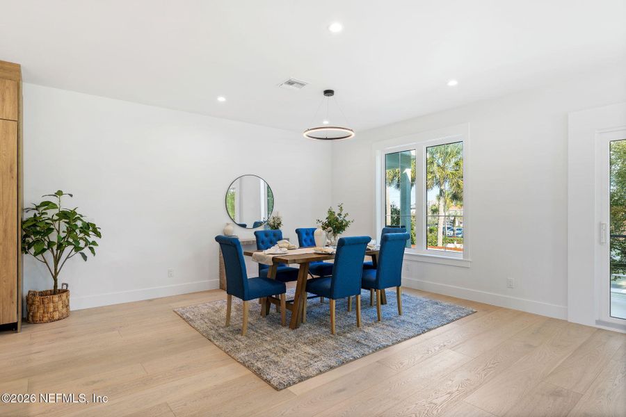 Furnished interior view inside a new home in , Jacksonville Beach (Image 19). Furnished interior view inside a new home in , Jacksonville Beach (Image 19).