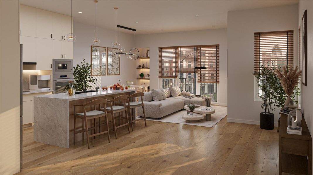 Furnished interior view inside a new home in , Houston (Image 6). Furnished interior view inside a new home in , Houston (Image 6).