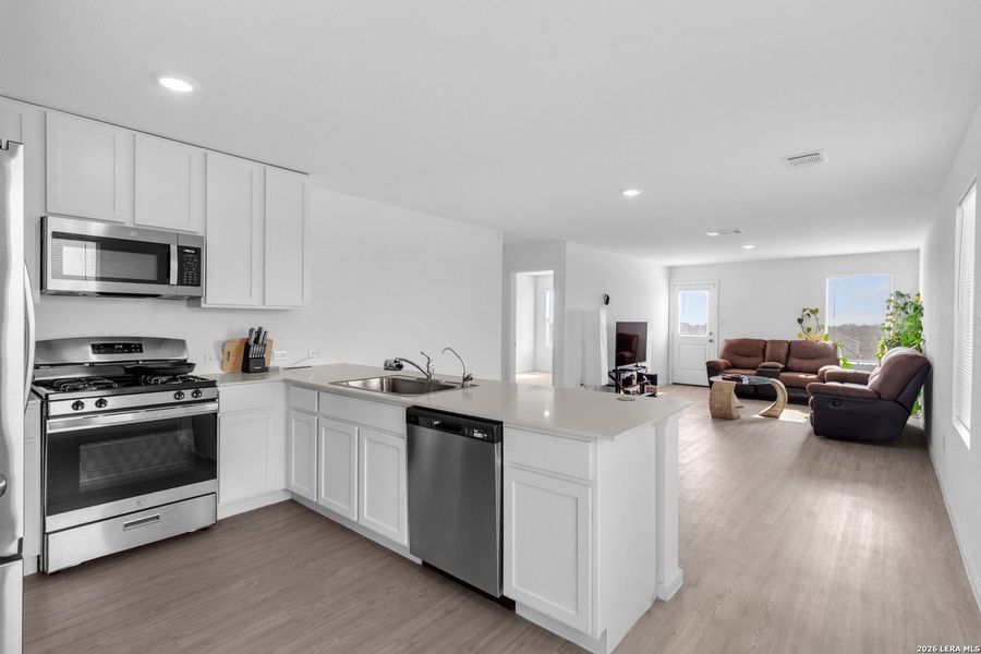 Furnished interior view inside a new home in , San Antonio (Image 7).