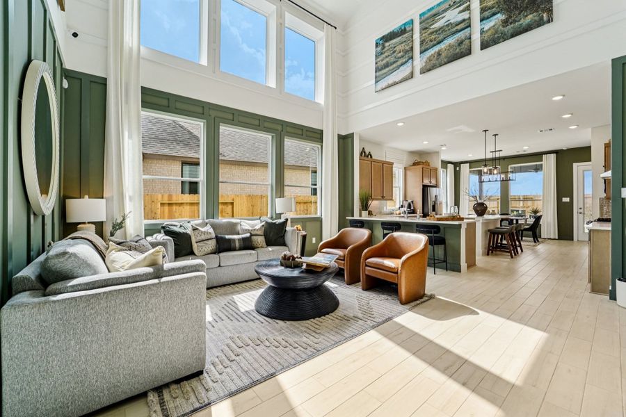 Furnished interior view inside a new home in Wildrye, Waller (Image 6).