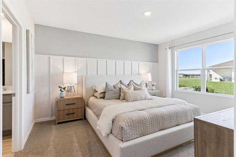 Furnished interior view inside a new home in , Haines City (Image 9).