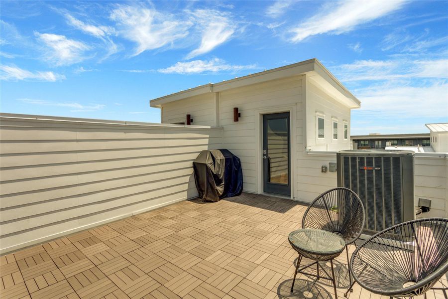 An inviting private patio awaits, perfect for outdoor relaxation.